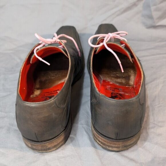 Jeffrey West Dashwood Burnished Black Brown Derby Dress Shoes Men Size 9.5 - Picture 3 of 9